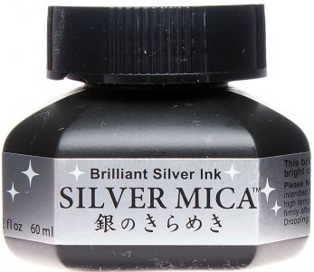 Tusz srebrny silver Mica Kuretake 60 ml